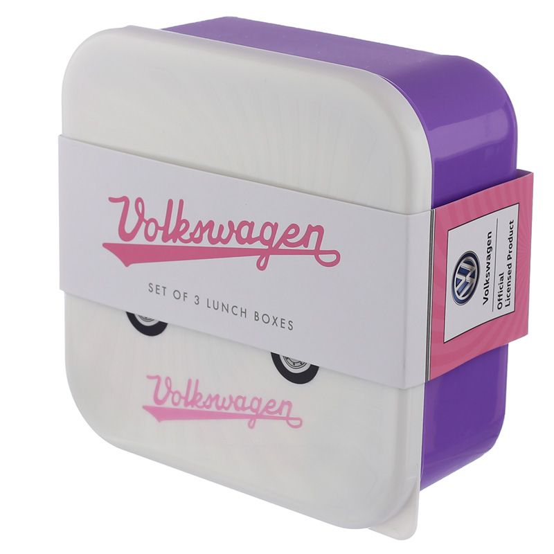 Volkswagen T1 Campervan 3 Piece Lunch Box Set (Summer)