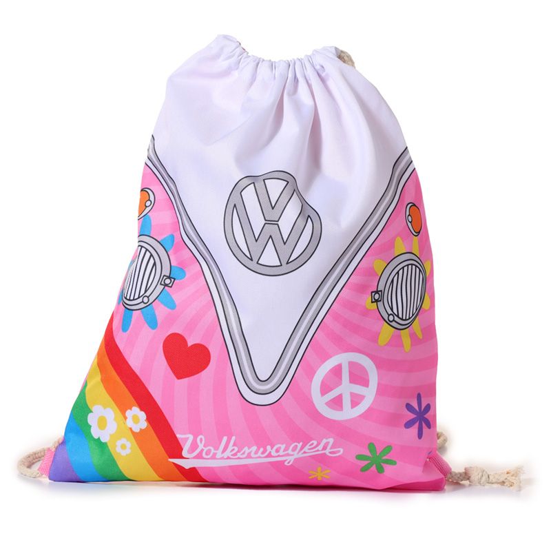 Volkswagen T1 Campervan Drawstring Bag (Summer)