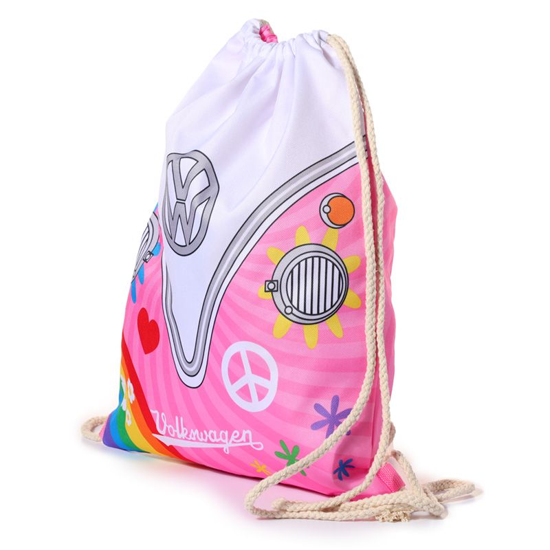 Volkswagen T1 Campervan Drawstring Bag (Summer)