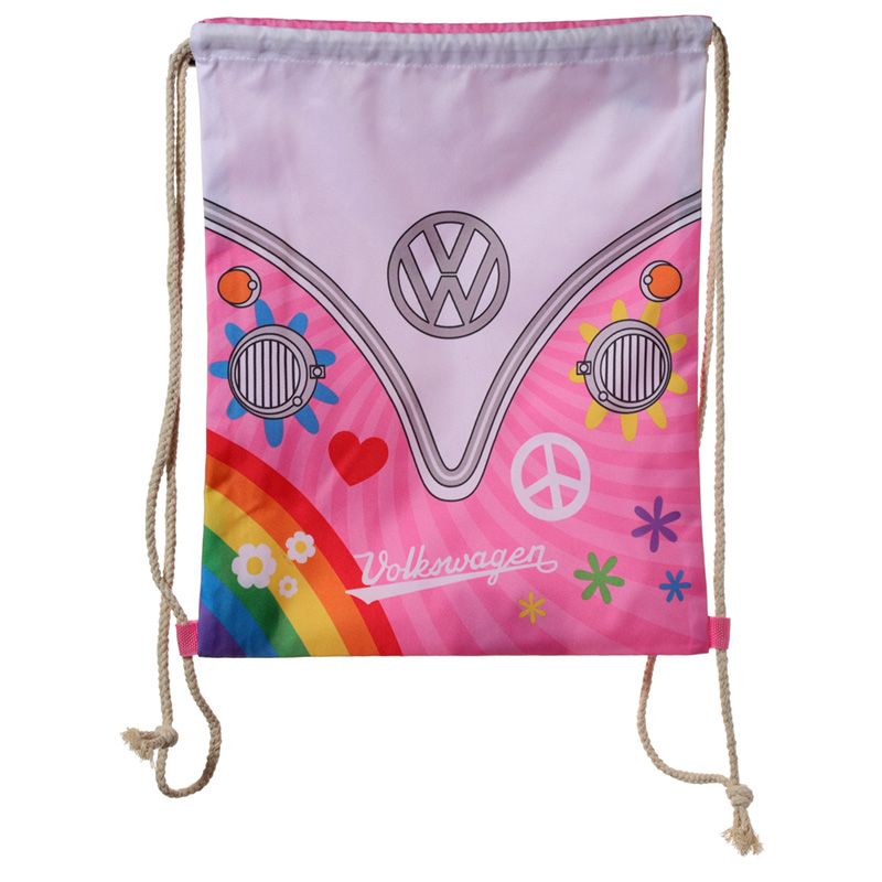 Volkswagen T1 Campervan Drawstring Bag (Summer)