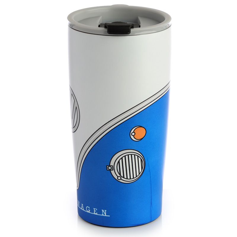 Volkswagen T1 Campervan Insulated Travel Mug (Blue)