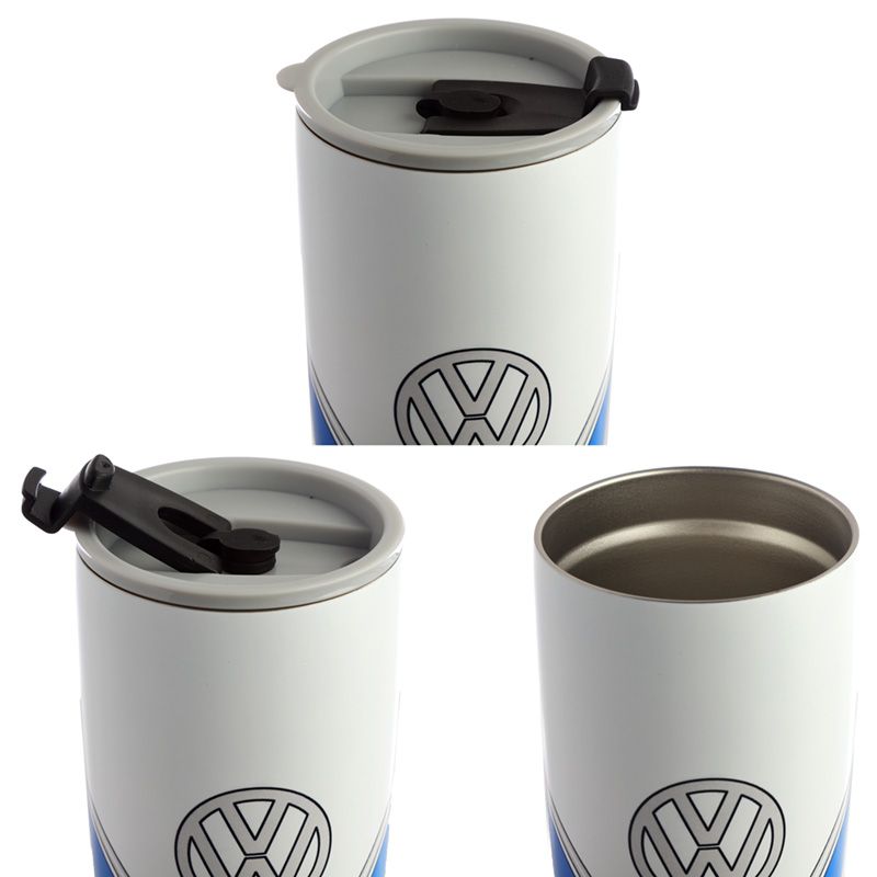 Volkswagen T1 Campervan Insulated Travel Mug (Blue)