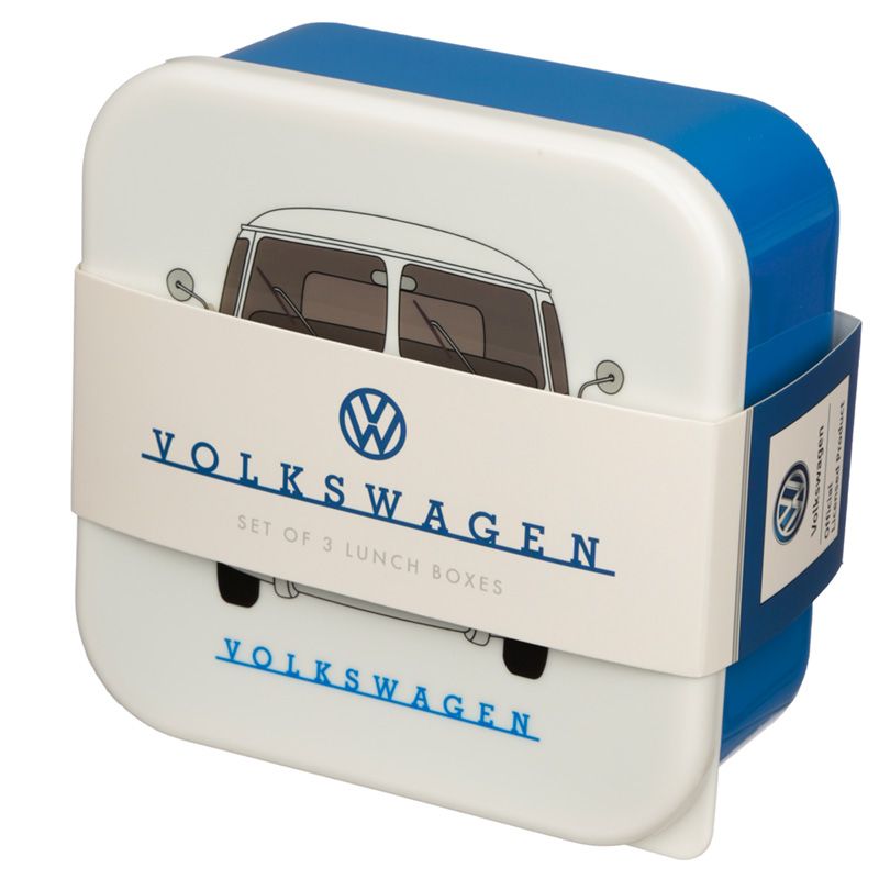 Volkswagen T1 Campervan 3 Piece Lunch Box Set (Primary)