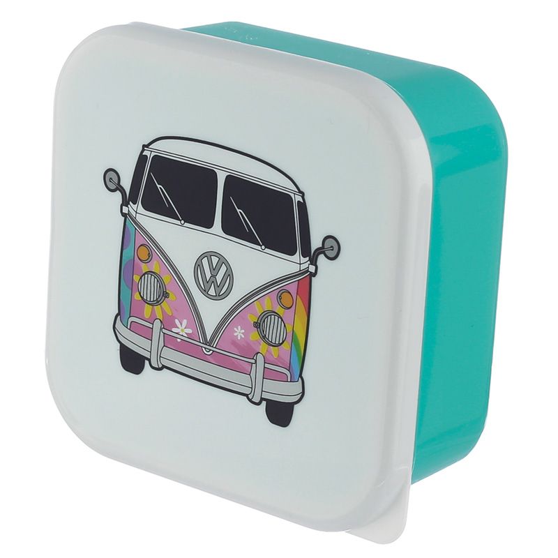Volkswagen T1 Campervan 3 Piece Lunch Box Set (Summer)
