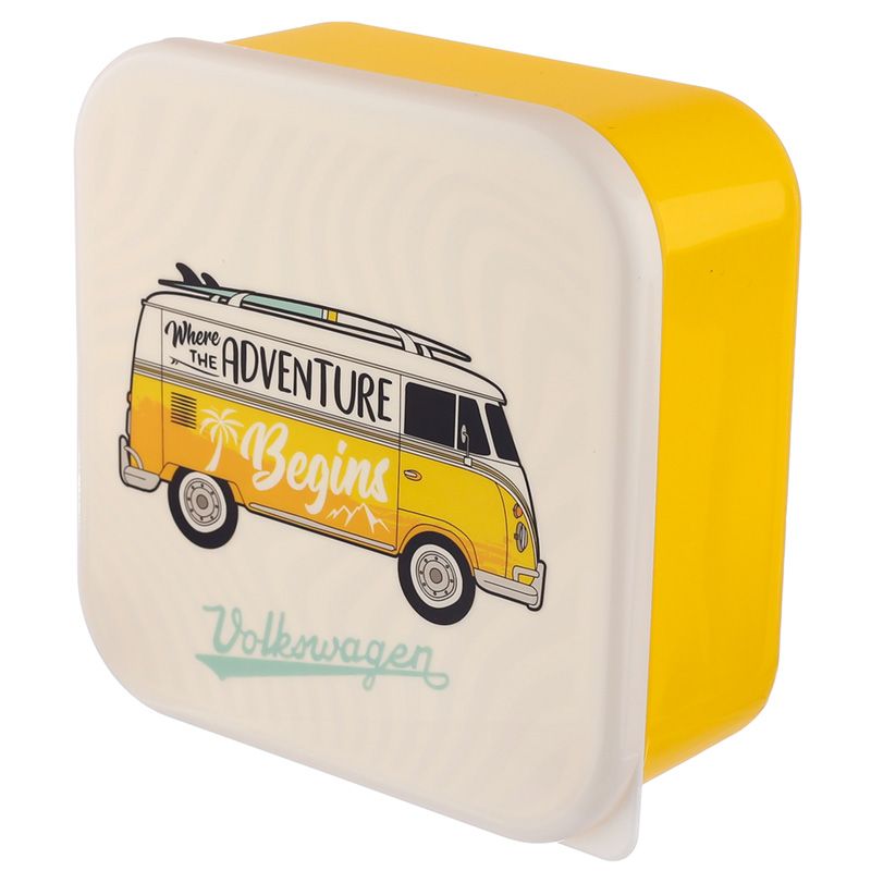 Volkswagen T1 Campervan 3 Piece Lunch Box Set (Surf)