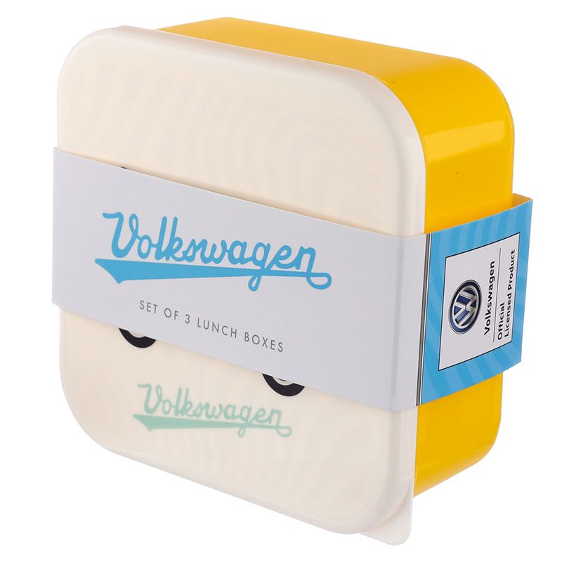 Volkswagen T1 Campervan 3 Piece Lunch Box Set (Surf)
