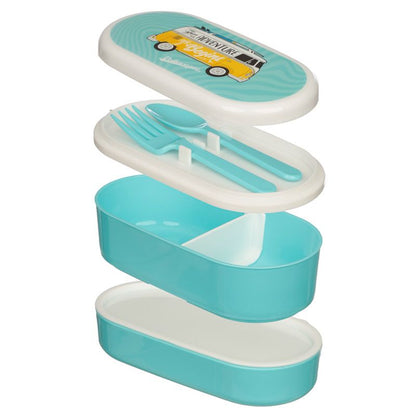 Volkswagen T1 Campervan Bento Lunch Box Set (Surf)