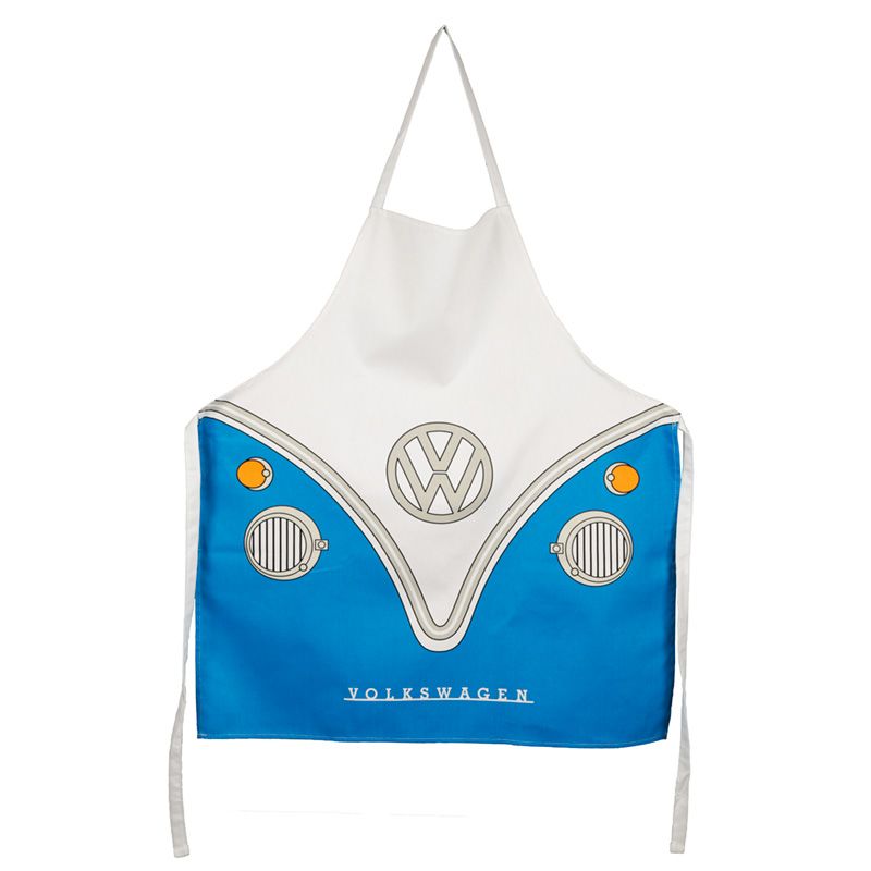Volkswagen T1 Campervan Cooking Apron (Blue)