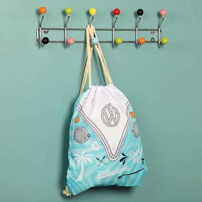 Volkswagen T1 Campervan Drawstring Bag (Surf)