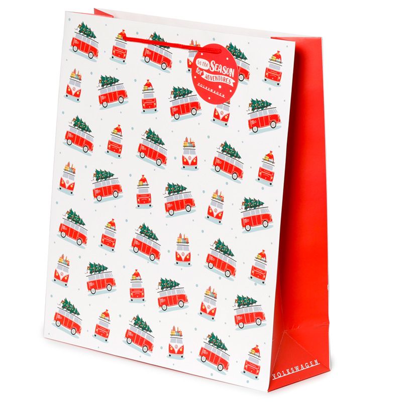 Volkswagen T1 Campervan Extra Large Gift Bag (Christmas)