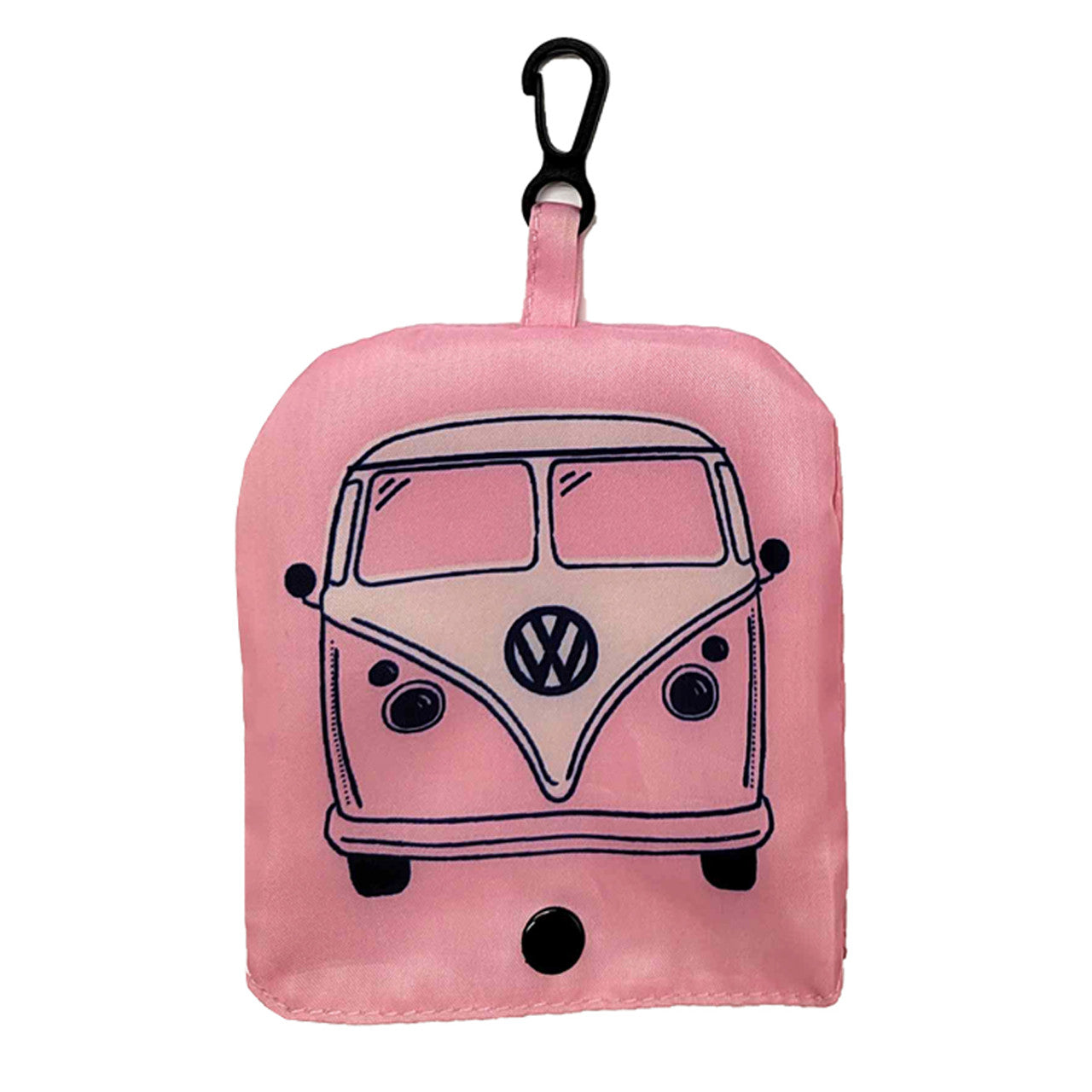 Volkswagen T1 Campervan Foldable Shopping Bag (Explore More Pink)