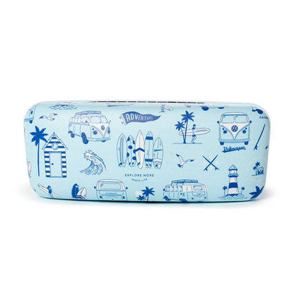 Volkswagen T1 Campervan Glasses Case (Explore More Blue)