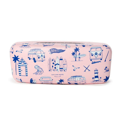 Volkswagen T1 Campervan Glasses Case (Explore More Pink)