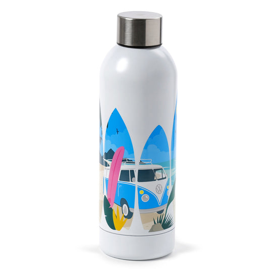 Volkswagen T1 Campervan Insulated Drinks Bottle (Waves Are Calling)