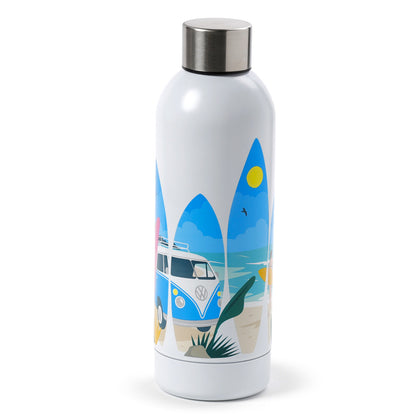 Volkswagen T1 Campervan Insulated Drinks Bottle (Waves Are Calling)