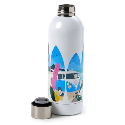 Volkswagen T1 Campervan Insulated Drinks Bottle (Waves Are Calling)