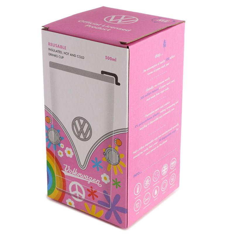 Volkswagen T1 Campervan Insulated Travel Mug (Summer)