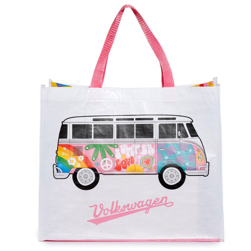 Volkswagen T1 Campervan Reusable Shopping Bag (Summer)