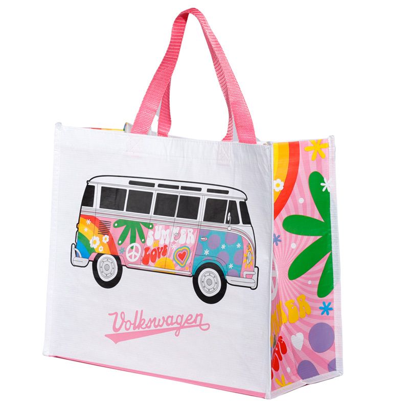 Volkswagen T1 Campervan Reusable Shopping Bag (Summer)