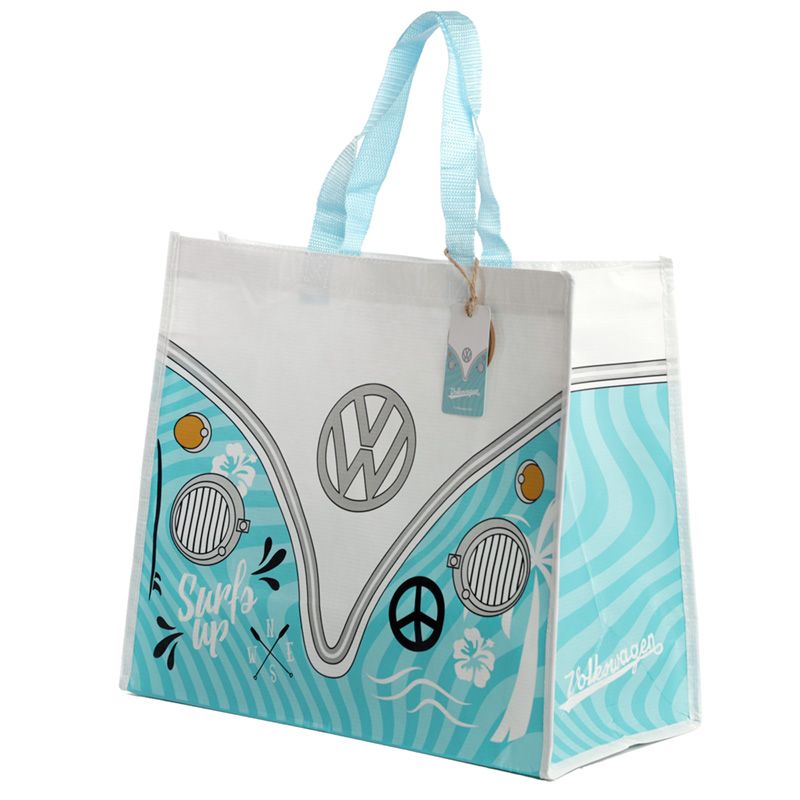 Volkswagen T1 Campervan Reusable Shopping Bag (Surf)