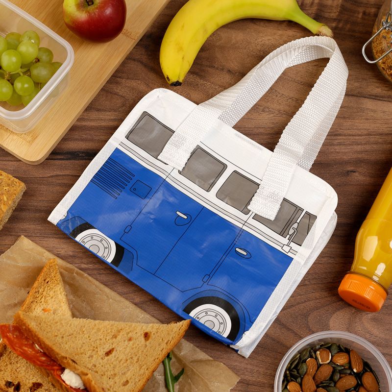 Volkswagen T1 Campervan Small Lunch Bag (Blue)