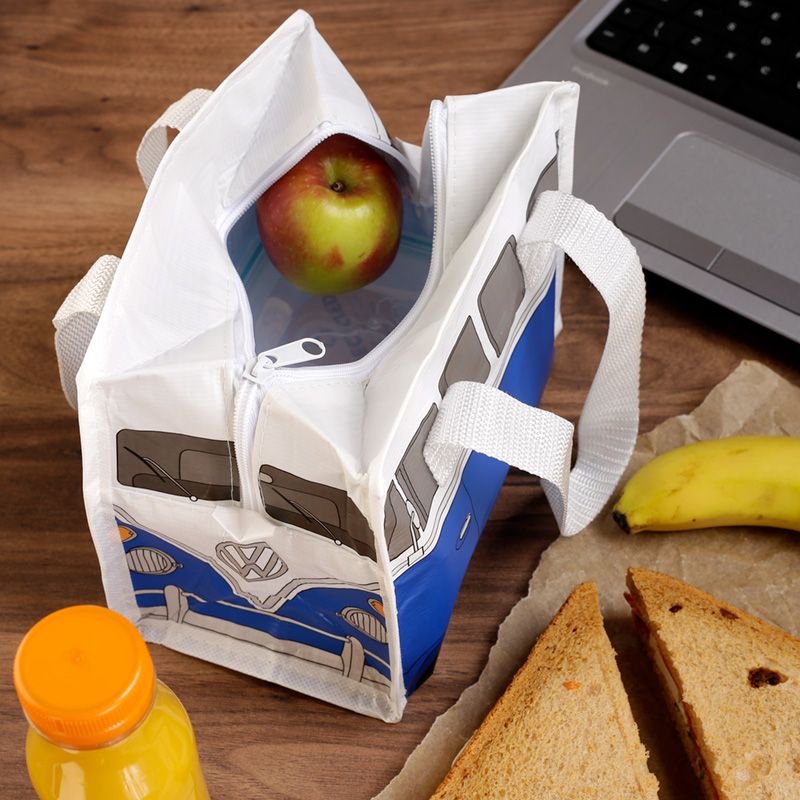 Volkswagen T1 Campervan Small Lunch Bag (Blue)