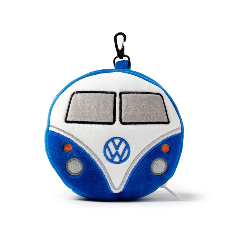 Volkswagen T1 Campervan Travel Pillow & Eye Mask (Blue)