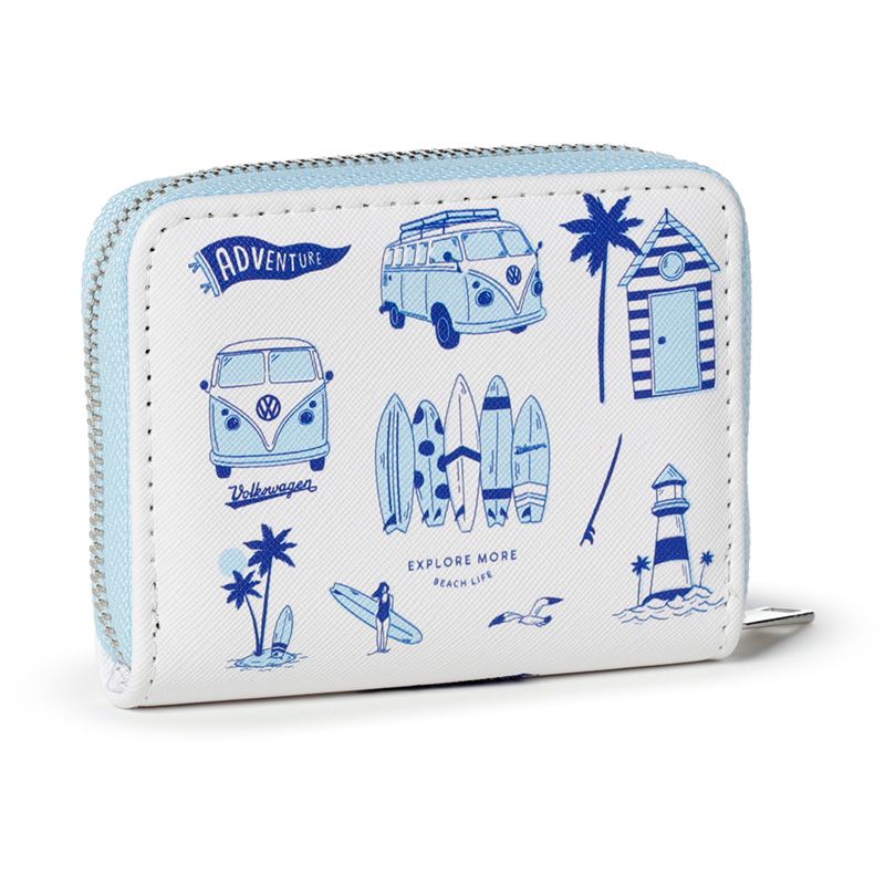 Volkswagen T1 Campervan Zipped Coin Purse (Explore More)