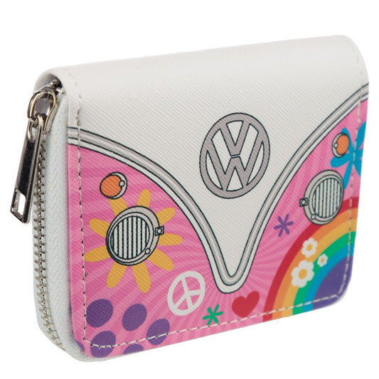 Volkswagen T1 Campervan Zipped Coin Purse (Summer)