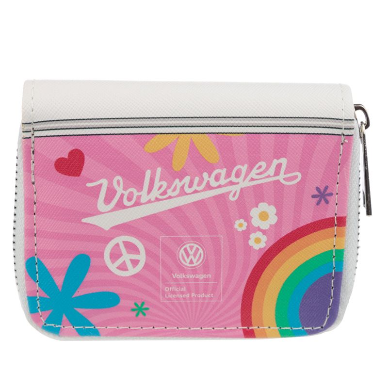 Volkswagen T1 Campervan Zipped Coin Purse (Summer)