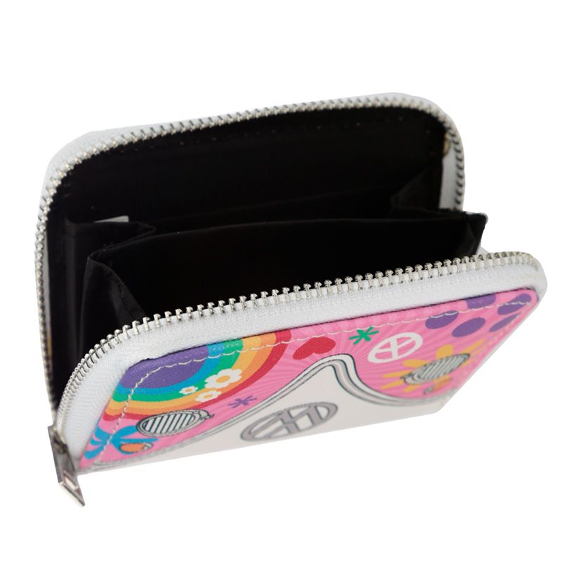 Volkswagen T1 Campervan Zipped Coin Purse (Summer)