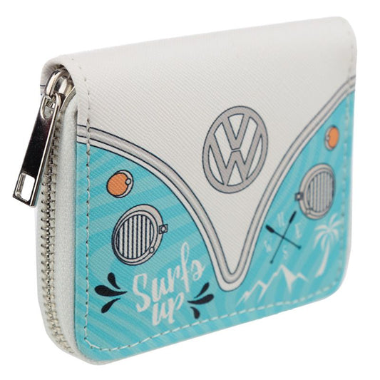 Volkswagen T1 Campervan Zipped Coin Purse (Surf)